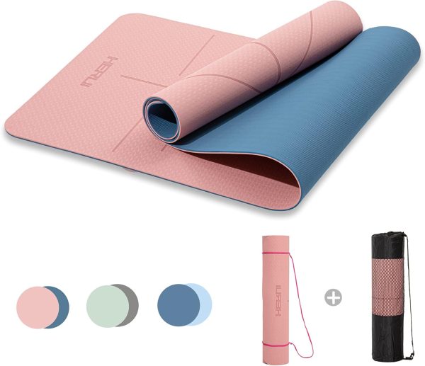 Herui Alignment Yoga Mat with Bag