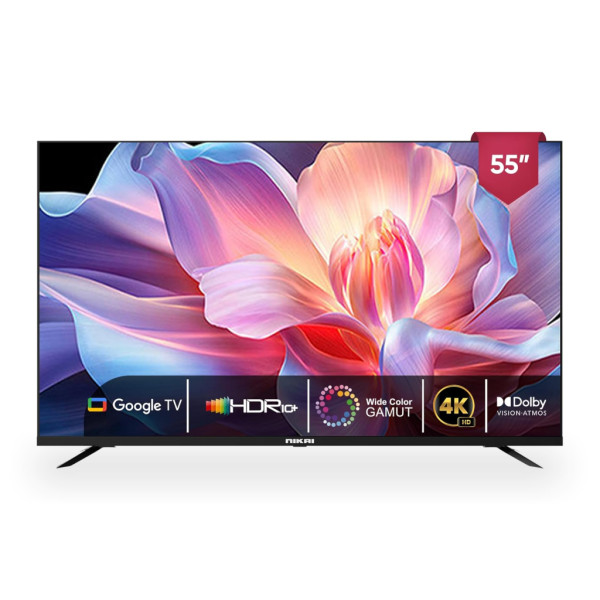 Nikai 55” 4K Ultra HD Smart Google TV – Model 55NIKGOOGLE (2025 Edition)