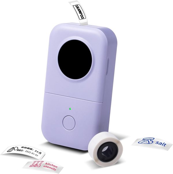 Phomemo D30 Mini Bluetooth Label Maker (Purple)
