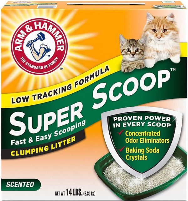 Arm & Hammer Scented Super Scoop Clumping Litter, 6.35 Kg