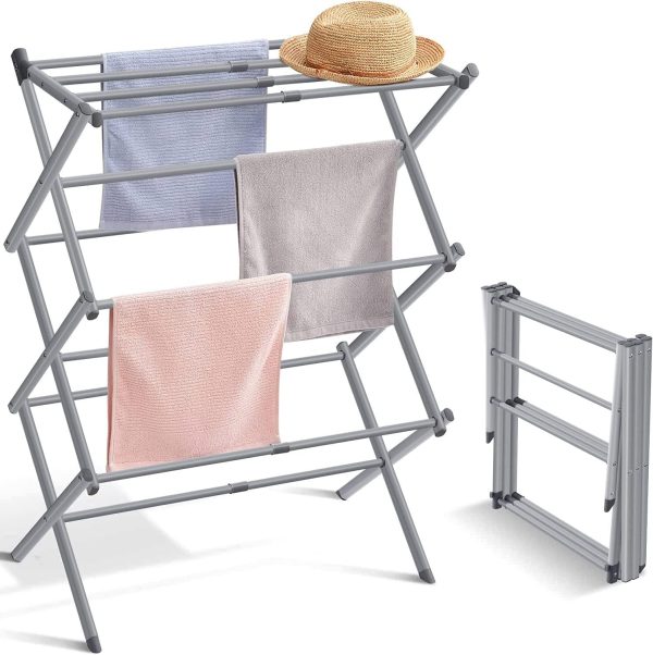 ONE TO FOUR Expandable 3-Tier Clothes Drying Stand
